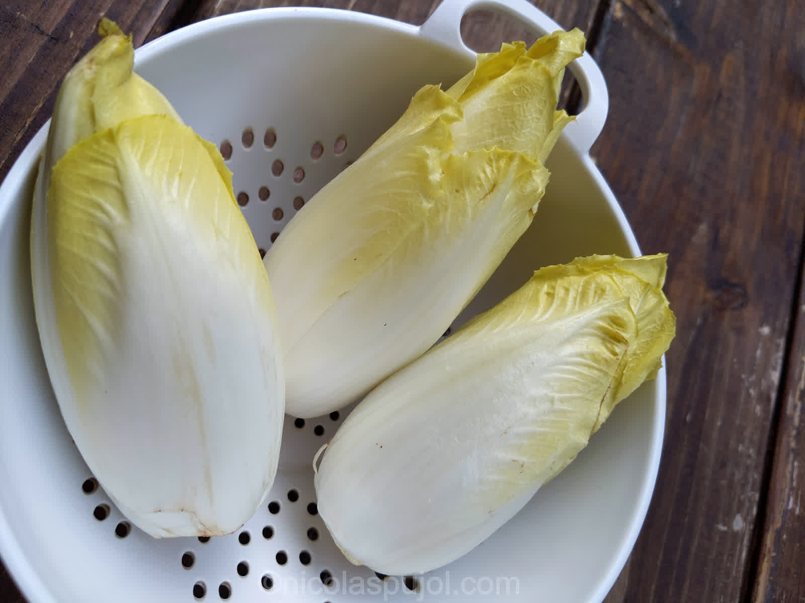 Endive garbanzo bean salad with oil-free chimichurri sauce - Salads -  nicolaspujol.com