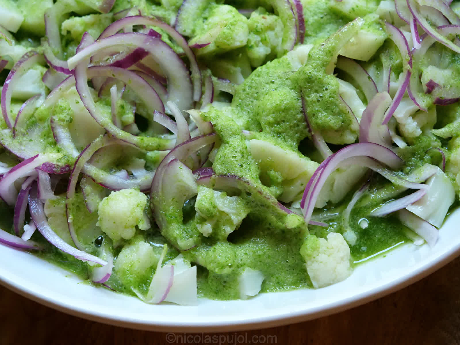 Cauliflower spicy ceviche (aguachile style) - Salads 